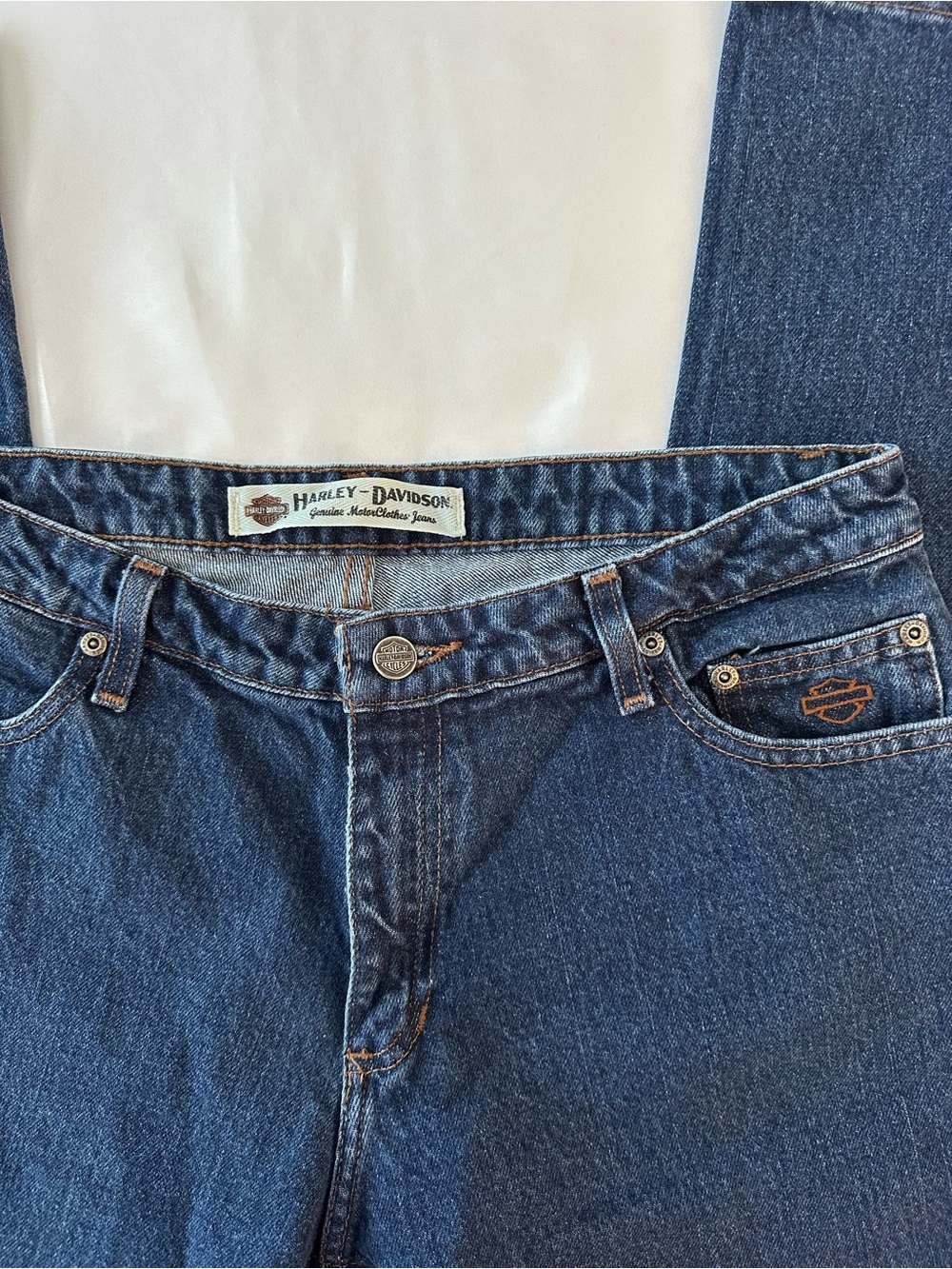 Vintage Harley-Davidson Straight-Leg Jeans - Picture 2 of 7